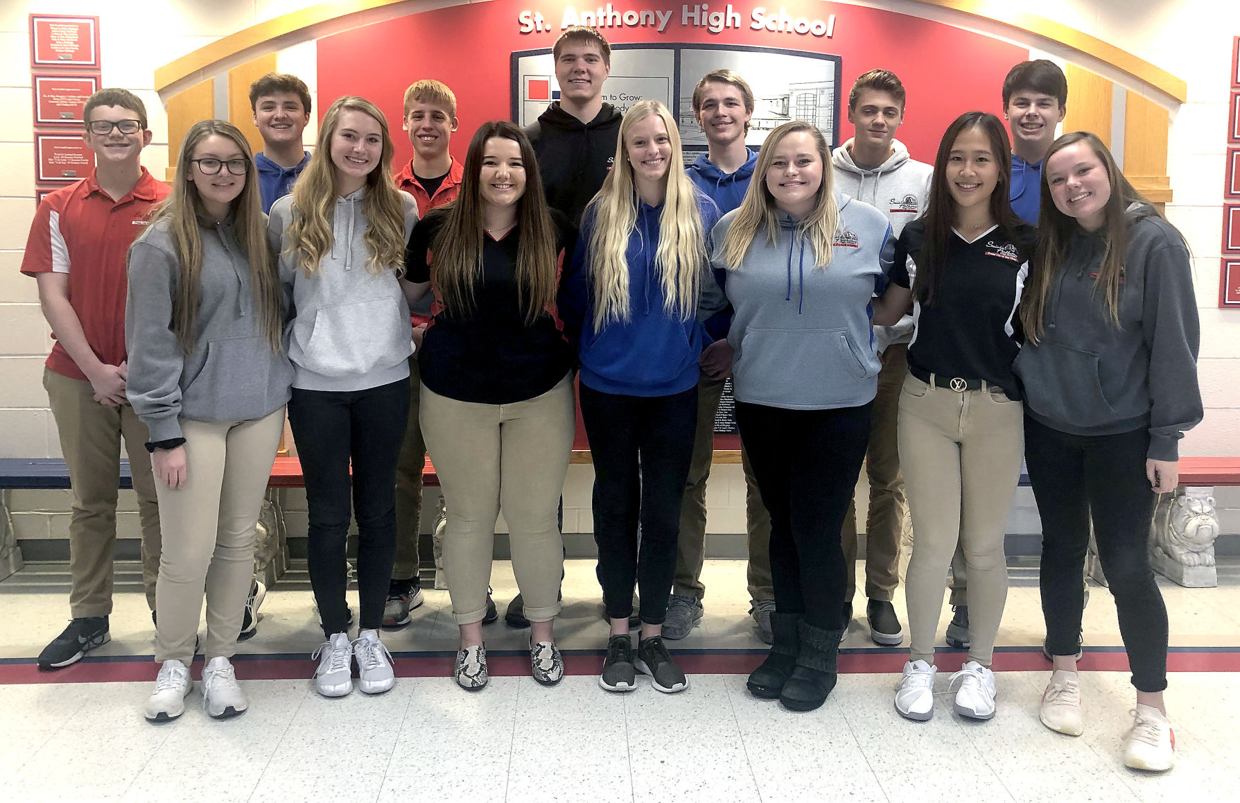 St. Anthony High School Homecoming Court